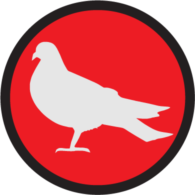 bird icon only red