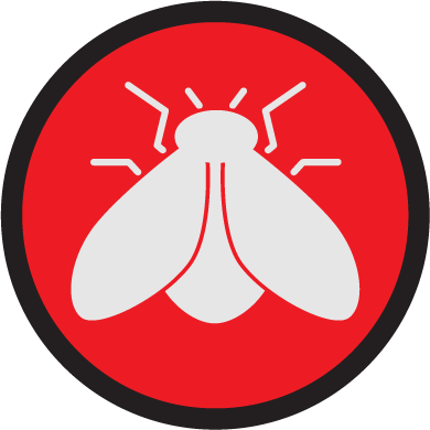 fly icon only red