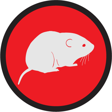 vole icon only red