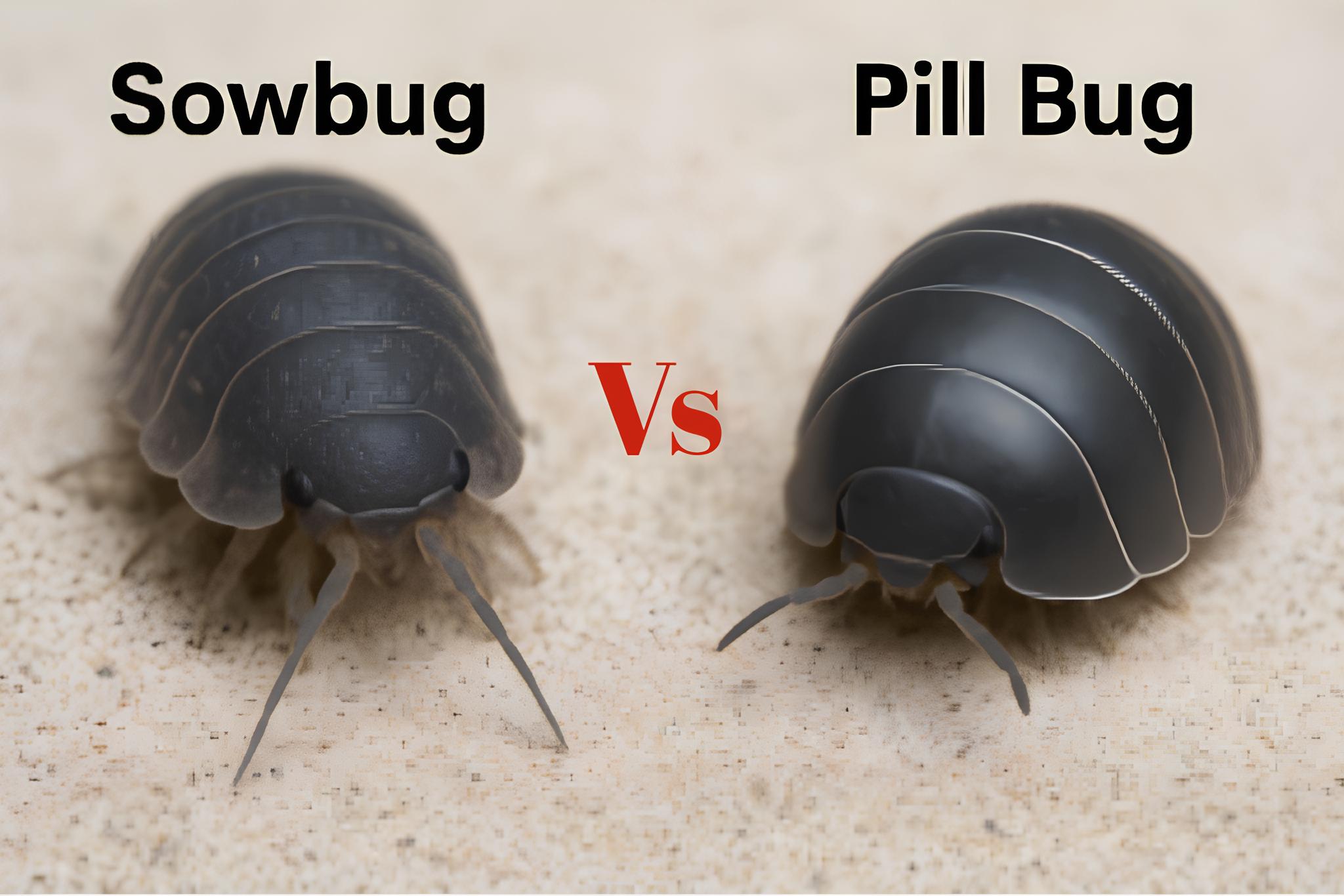 How to Get Rid of Sowbugs in Basement – for Edmonton Homeowners 2 Sowbug-vs-Pill-Bug